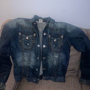 Mens True Religion denim jacket